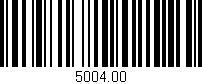 Código de barras (EAN, GTIN, SKU, ISBN): '5004.00'