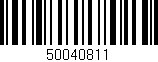 Código de barras (EAN, GTIN, SKU, ISBN): '50040811'