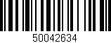 Código de barras (EAN, GTIN, SKU, ISBN): '50042634'