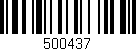 Código de barras (EAN, GTIN, SKU, ISBN): '500437'