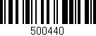 Código de barras (EAN, GTIN, SKU, ISBN): '500440'