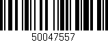 Código de barras (EAN, GTIN, SKU, ISBN): '50047557'