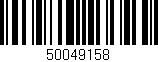 Código de barras (EAN, GTIN, SKU, ISBN): '50049158'