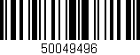 Código de barras (EAN, GTIN, SKU, ISBN): '50049496'