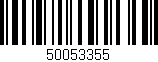 Código de barras (EAN, GTIN, SKU, ISBN): '50053355'