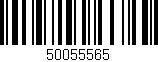 Código de barras (EAN, GTIN, SKU, ISBN): '50055565'