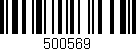 Código de barras (EAN, GTIN, SKU, ISBN): '500569'