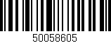 Código de barras (EAN, GTIN, SKU, ISBN): '50058605'