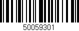 Código de barras (EAN, GTIN, SKU, ISBN): '50059301'