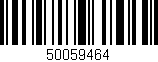 Código de barras (EAN, GTIN, SKU, ISBN): '50059464'