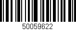 Código de barras (EAN, GTIN, SKU, ISBN): '50059622'