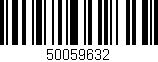 Código de barras (EAN, GTIN, SKU, ISBN): '50059632'