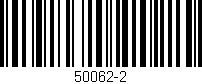Código de barras (EAN, GTIN, SKU, ISBN): '50062-2'