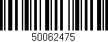 Código de barras (EAN, GTIN, SKU, ISBN): '50062475'