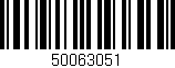 Código de barras (EAN, GTIN, SKU, ISBN): '50063051'