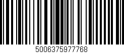 Código de barras (EAN, GTIN, SKU, ISBN): '5006375977768'