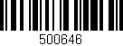 Código de barras (EAN, GTIN, SKU, ISBN): '500646'