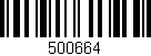 Código de barras (EAN, GTIN, SKU, ISBN): '500664'