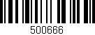 Código de barras (EAN, GTIN, SKU, ISBN): '500666'