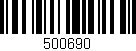 Código de barras (EAN, GTIN, SKU, ISBN): '500690'