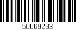 Código de barras (EAN, GTIN, SKU, ISBN): '50069293'