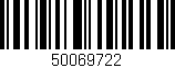 Código de barras (EAN, GTIN, SKU, ISBN): '50069722'