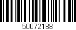 Código de barras (EAN, GTIN, SKU, ISBN): '50072188'