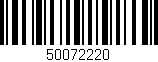 Código de barras (EAN, GTIN, SKU, ISBN): '50072220'