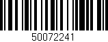 Código de barras (EAN, GTIN, SKU, ISBN): '50072241'