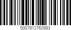 Código de barras (EAN, GTIN, SKU, ISBN): '5007812762893'