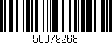 Código de barras (EAN, GTIN, SKU, ISBN): '50079268'