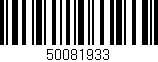 Código de barras (EAN, GTIN, SKU, ISBN): '50081933'