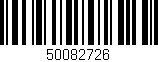 Código de barras (EAN, GTIN, SKU, ISBN): '50082726'