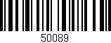 Código de barras (EAN, GTIN, SKU, ISBN): '50089'