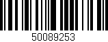 Código de barras (EAN, GTIN, SKU, ISBN): '50089253'