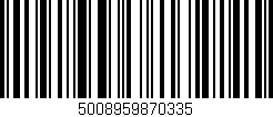 Código de barras (EAN, GTIN, SKU, ISBN): '5008959870335'