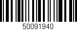 Código de barras (EAN, GTIN, SKU, ISBN): '50091940'
