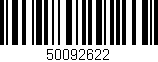 Código de barras (EAN, GTIN, SKU, ISBN): '50092622'