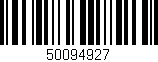 Código de barras (EAN, GTIN, SKU, ISBN): '50094927'