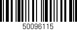 Código de barras (EAN, GTIN, SKU, ISBN): '50096115'