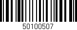 Código de barras (EAN, GTIN, SKU, ISBN): '50100507'