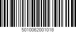 Código de barras (EAN, GTIN, SKU, ISBN): '5010062001018'