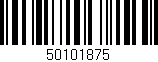 Código de barras (EAN, GTIN, SKU, ISBN): '50101875'