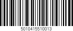 Código de barras (EAN, GTIN, SKU, ISBN): '5010415510013'