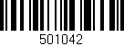 Código de barras (EAN, GTIN, SKU, ISBN): '501042'