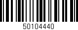 Código de barras (EAN, GTIN, SKU, ISBN): '50104440'