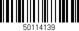 Código de barras (EAN, GTIN, SKU, ISBN): '50114139'