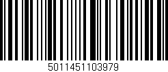Código de barras (EAN, GTIN, SKU, ISBN): '5011451103979'