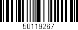 Código de barras (EAN, GTIN, SKU, ISBN): '50119267'
