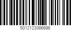 Código de barras (EAN, GTIN, SKU, ISBN): '5012123386898'